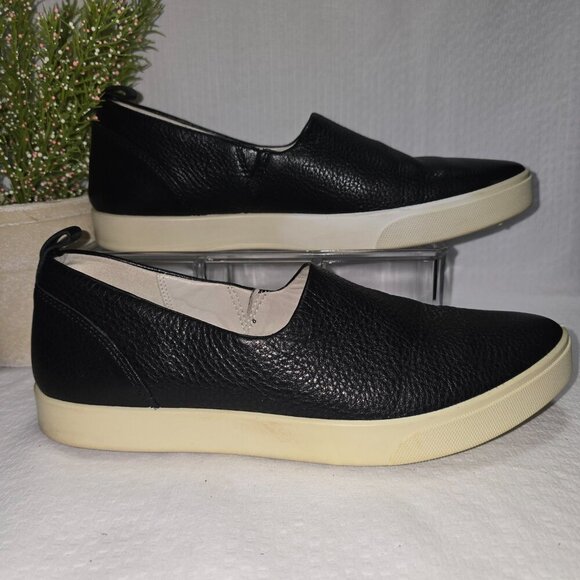 ECCO GILLIAN SLIP ON BLACK LEATHER SHOE WOMENS SIZE 9 EUC - Picture 4 of 9